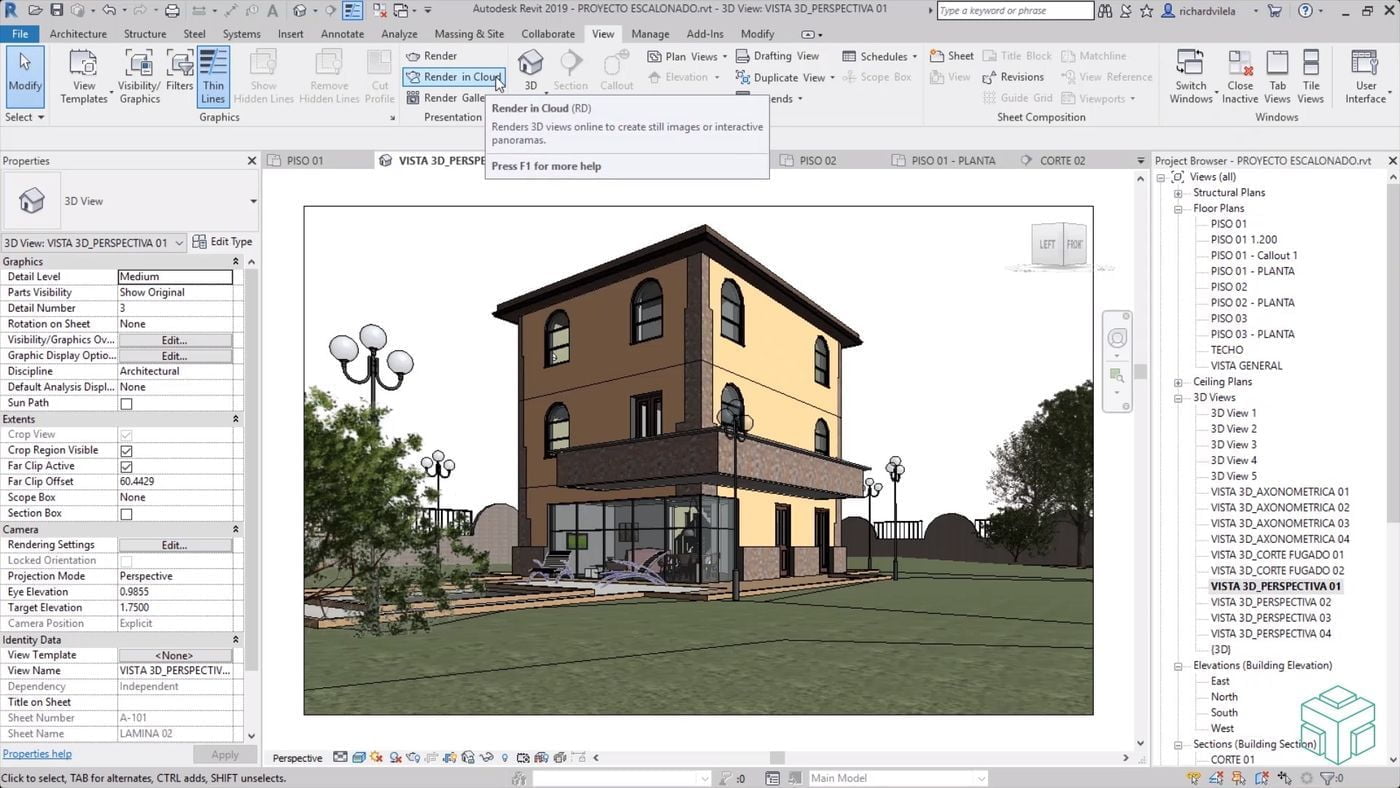 12 benefits of using the revit architecture 02 12 فائدة من فوائد استخدام برنامج الريفيت المعماري